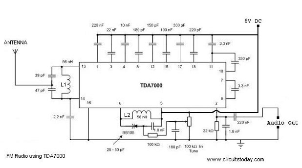 Cd1619cp Fm Radio Circuit - Fm Radio Circuit - Cd1619cp Fm Radio Circuit