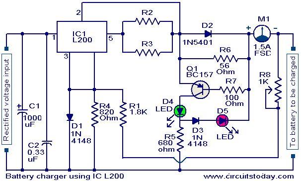 Battery Charger Circuit Diagram