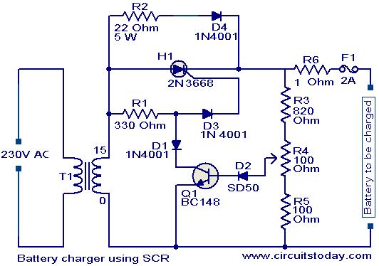 Battery Charger Circuit Diagram