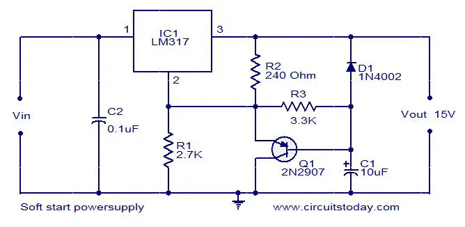 Soft start Power supply circuit. - Electronic Circuits and ...