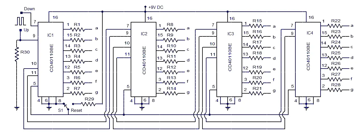 U0026gt Up Down Counter Circuit