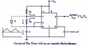 555-Astable-Multivibrator