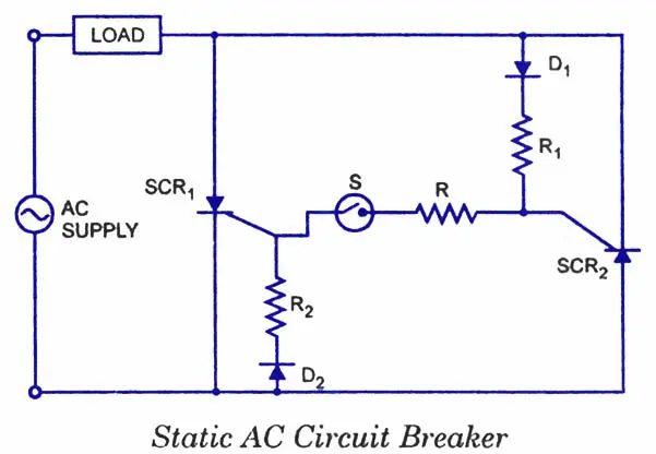 Ac Circuit Breaker Using Scr - Ac Circuit Breaker Using Scr - Ac Circuit Breaker Using Scr