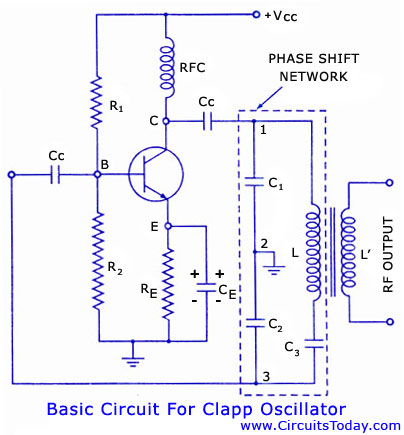 Clapp Oscillator Circuit