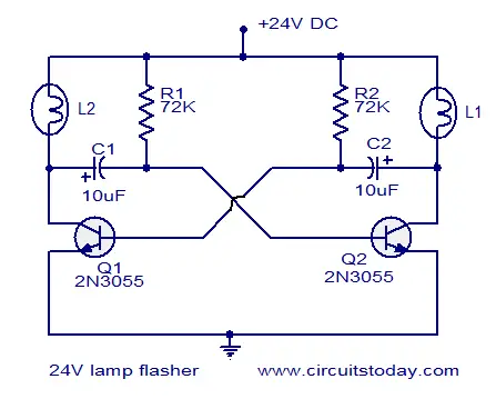 Ford Flasher Relay Wiring Diagram from www.circuitstoday.com