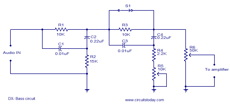 Dolby Circuit Diagram - Dx Bass Circuit - Dolby Circuit Diagram