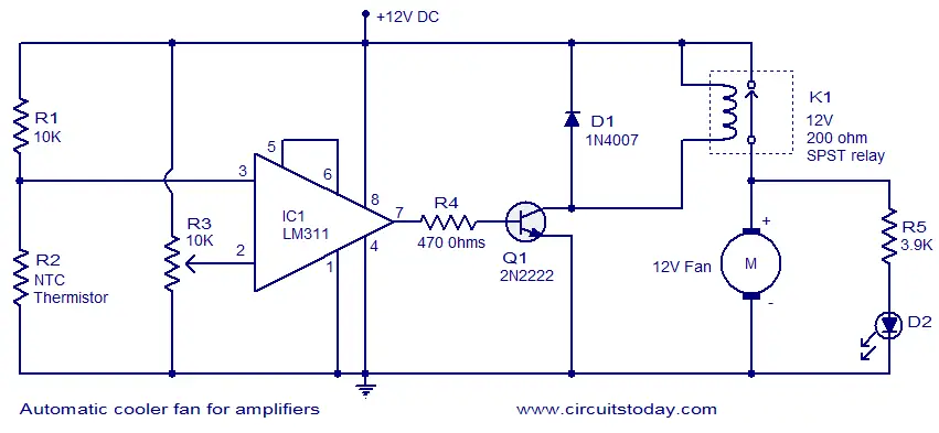 Fan speed controller using LM2941 - Electronic Circuits and ... | circuits for fan  