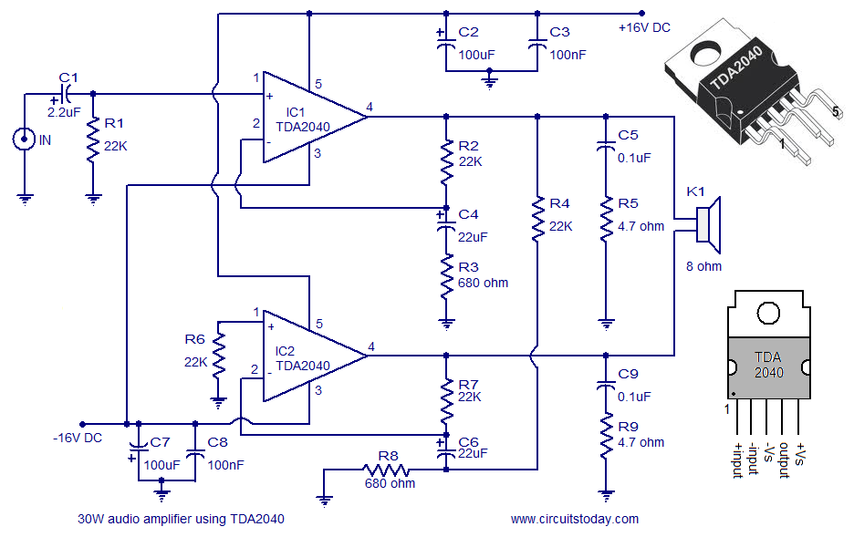 All Audio Amplifier Circuit Pdf - 30 Watts Audio Amplifier Circu   it Diagram - All Audio Amplifier Circuit Pdf