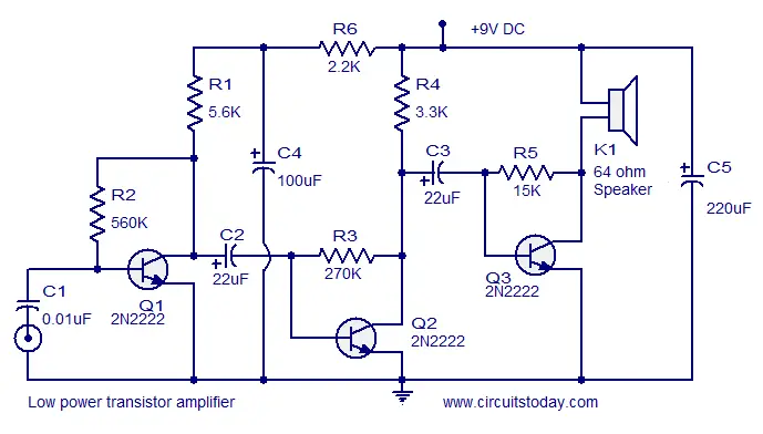 Transistor amplifier circuits