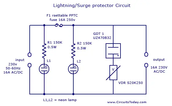 Lightning Protector Circuit
