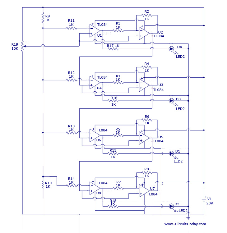 >Voltage Level Detector Circuit | Today's Circuits