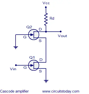 Amplifier on Cascode Amplifier  Theory And Working  Cascode Amplifier Using Fet