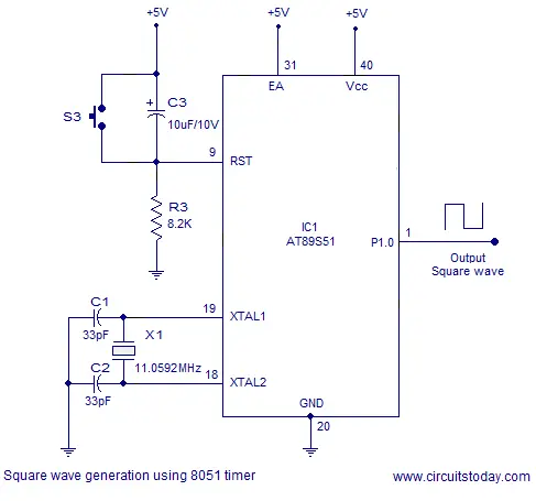 time delay using 8051 timer