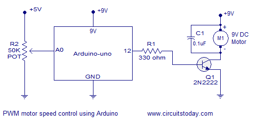 Pwm Control Using Arduino How To Control Dc Motor And Led Using Pwm