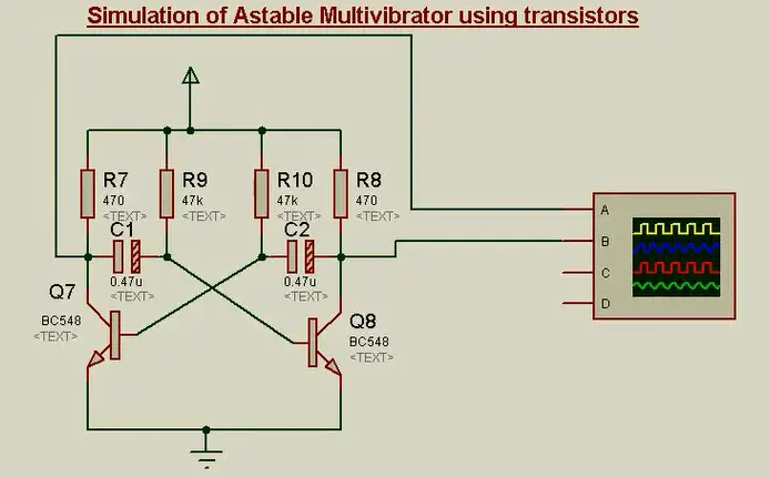 Transistor Circuits in Proteus - as Switch,Bistable ...