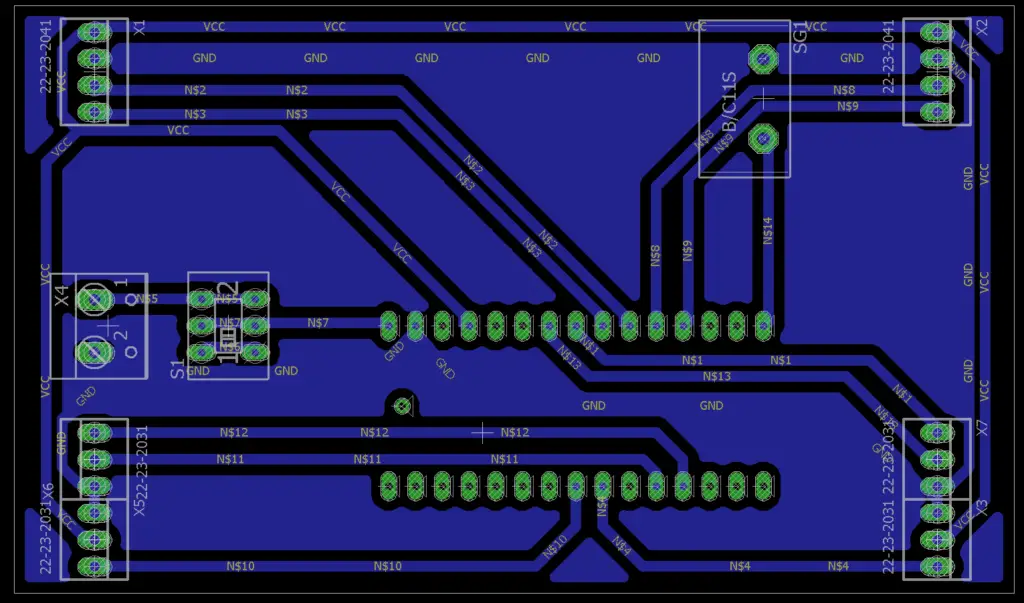 Arduino Nano PCB track