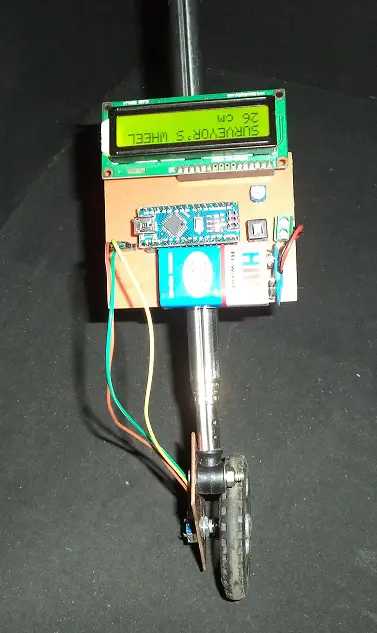 Measuring Wheel/Surveyor's Wheel Using Arduino & Rotary Encoder