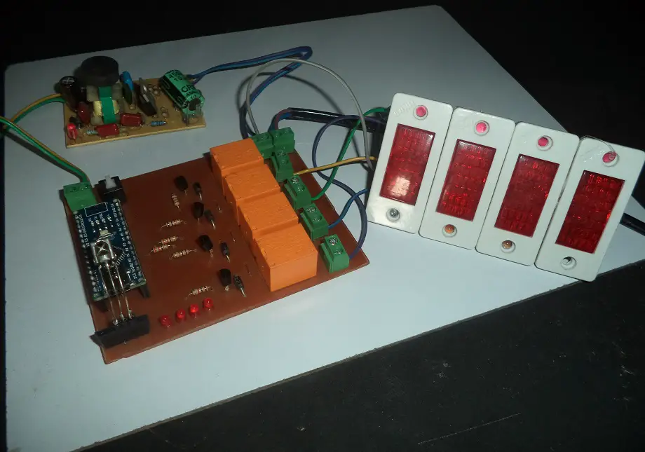 Home Automation Circuit Using IR Remote