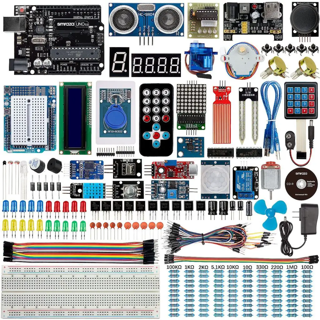 Smraza Starter Kit for Arduino with Tutorials