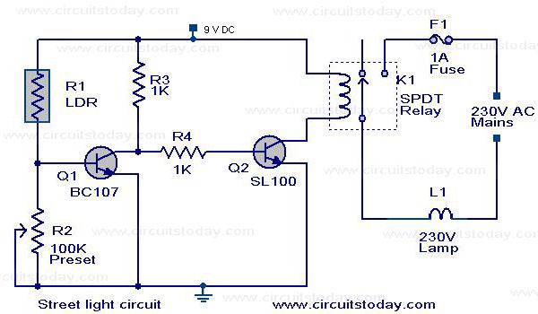 Ldr Circuit Diagram With Relay