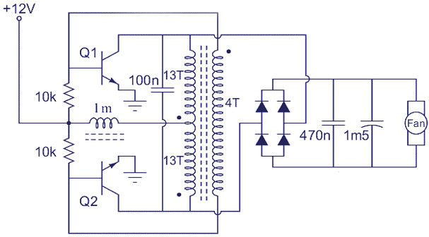 Voltage booster circuit - Electronic Circuits and Diagrams ... 2n 12v wiring diagram 