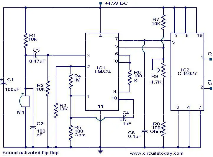 sound-activated-flip-flop-circuit