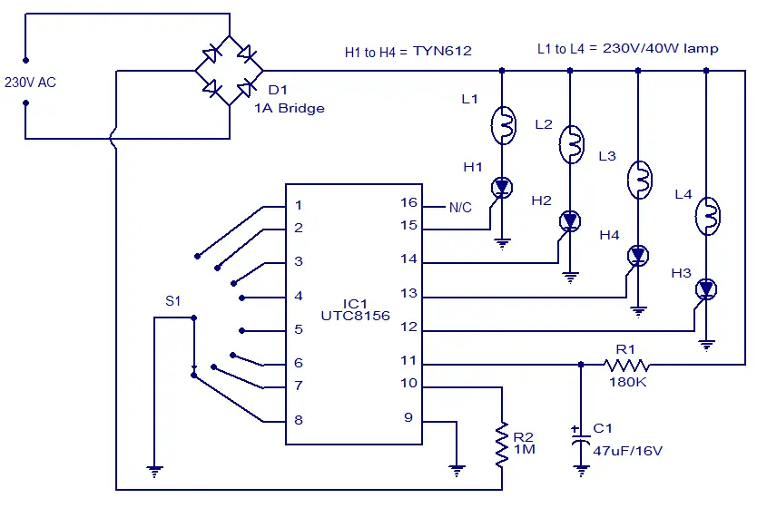 8 Function Christmas Lamp