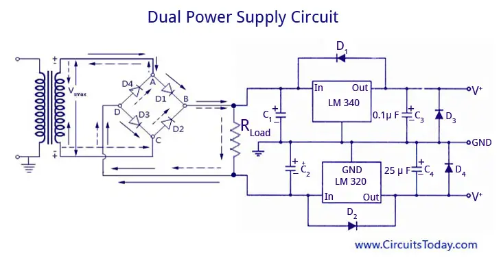Dual Power Supply Circuit Dual Power Supply Circuit