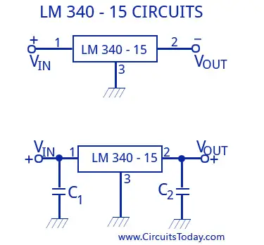 LM 340 - 15 Circuits