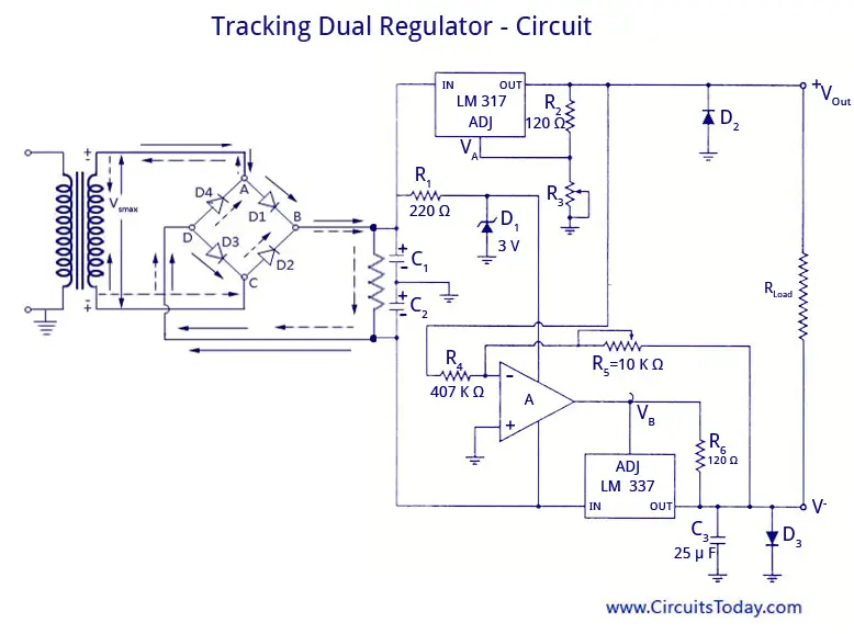 Tracking Dual Regulator - Circuit Tracking Dual Regulator - Circuit