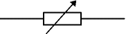 Rheostat symbol Rheostat symbol