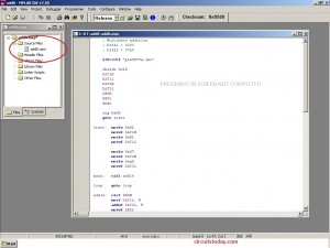 MPLAB SIM procedure