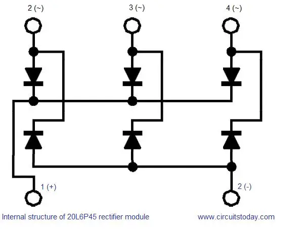 rectifier module internal diagram