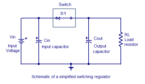 simplified switching regulator basic switching regulator