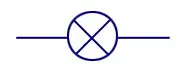 Lamp Indiator Circuit Symbol