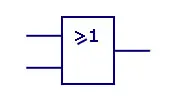 OR Gate IEC Symbol
