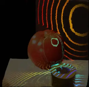 Light passed to a fruit and captured with a trillion FPS camera Light passed to a fruit and captured with a trillion FPS camera