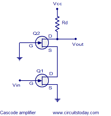 cascode amplifier circuit FET cascode amplifier
