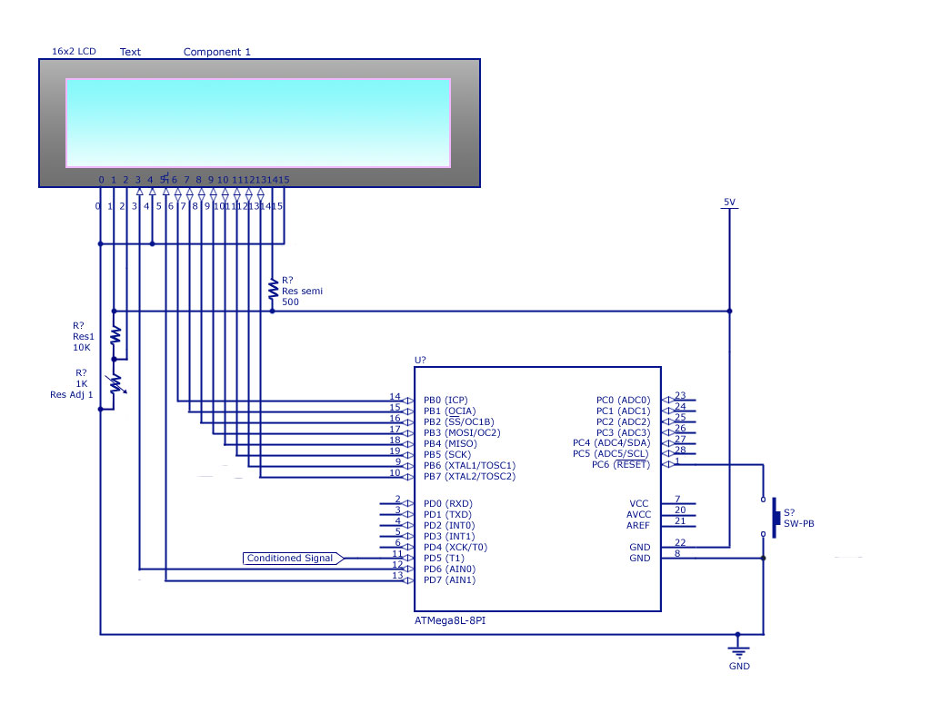 Frequency Counter Circuit using Micro Controller