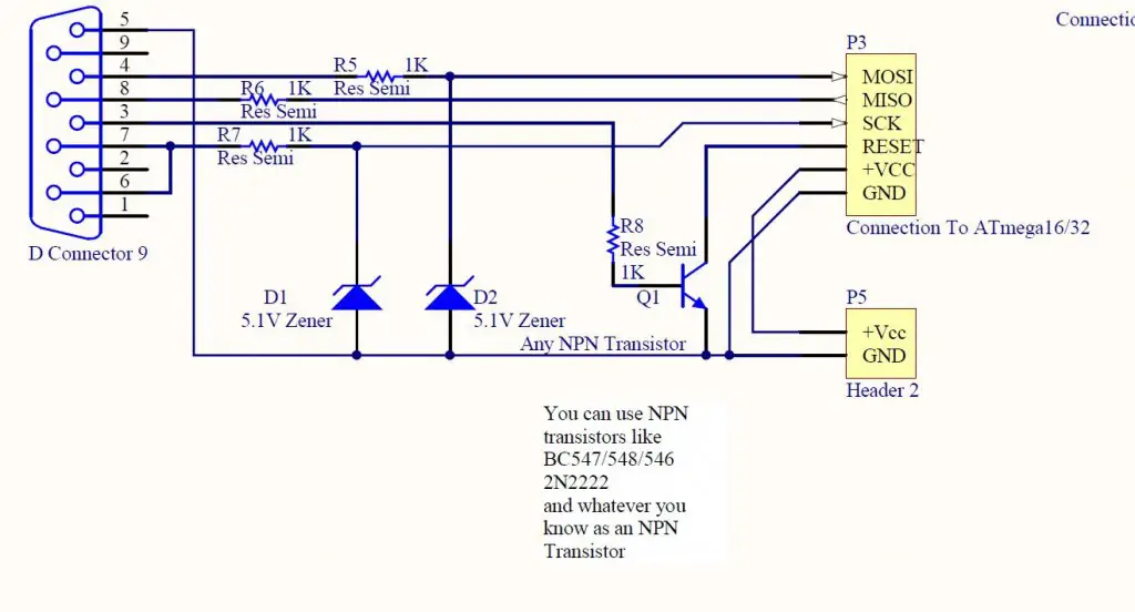 Image: Circuit diagram of the ISP Burner