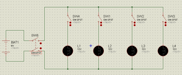 Proteus Tutorial-Switches and Relays-Types-Screenshots