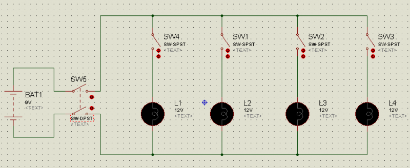 Proteus Tutorial-Switches and Relays-Types-Screenshots