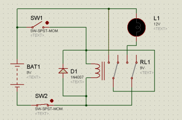 Proteus Tutorial-Switches and Relays-Types-Screenshots