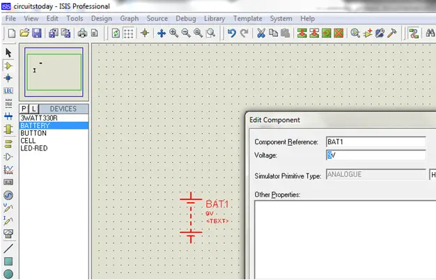 Component Properties Edit