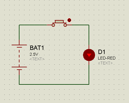 Simulation of Push button example