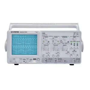 Instek GOS-6103C Portable Analog Oscilloscope with 100MHz Frequency Counter, 100MHz Bandwidth