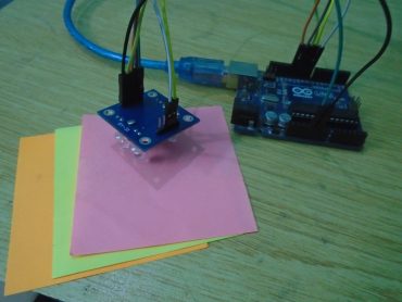 Arduino based color detector