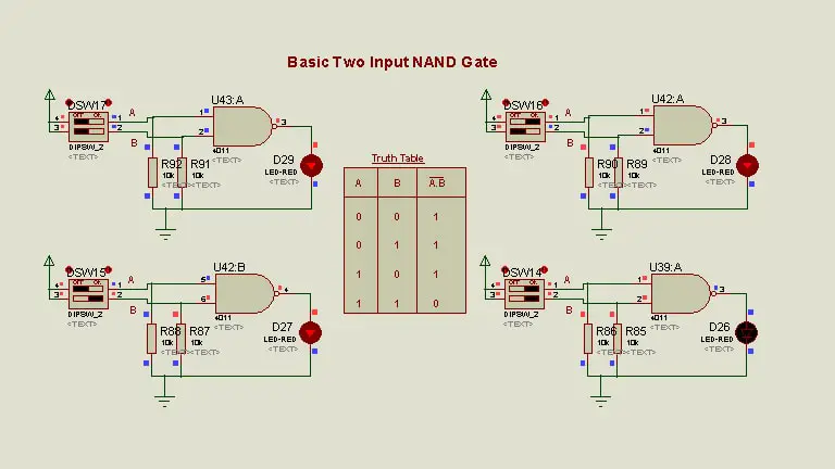 NAND Gate operation