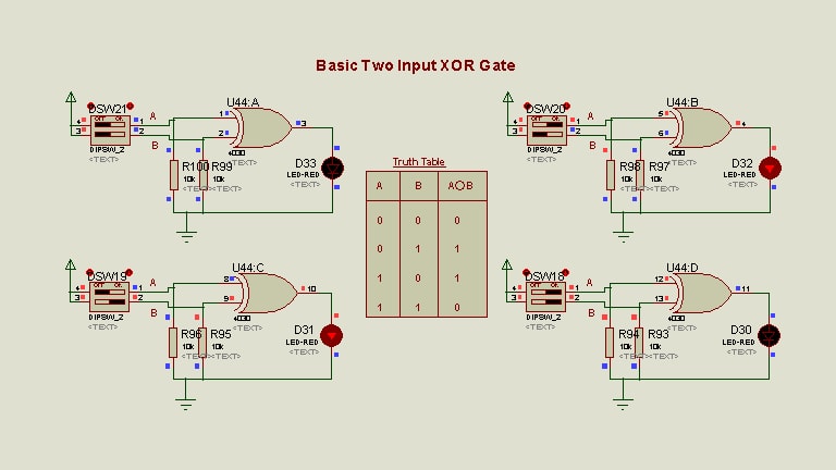 XOR Gate operation