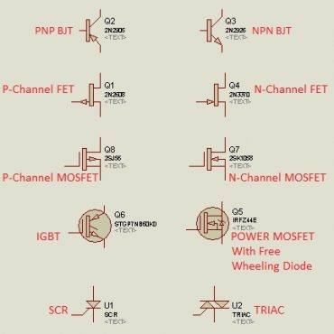 phototransistor proteus library
